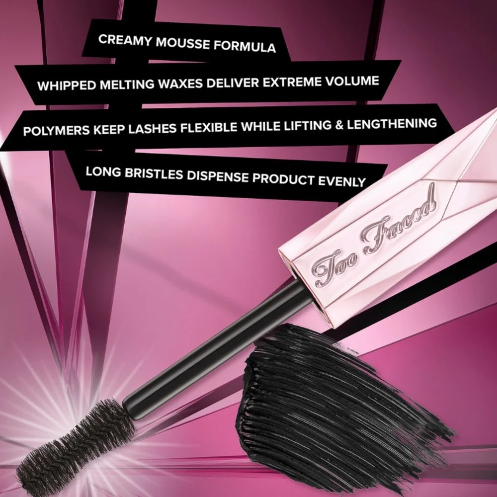 Too Faced Damn Girl 24 Hour Mascara Black NWT